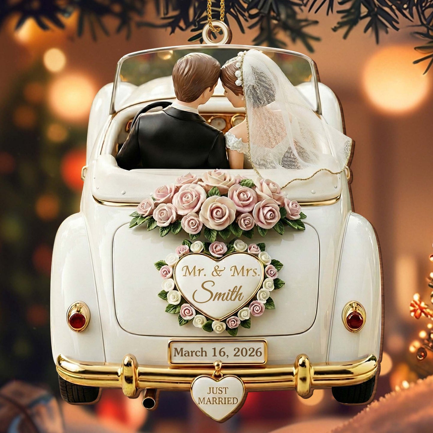 Celebrate Your Special Day, Wedding Car and Roses