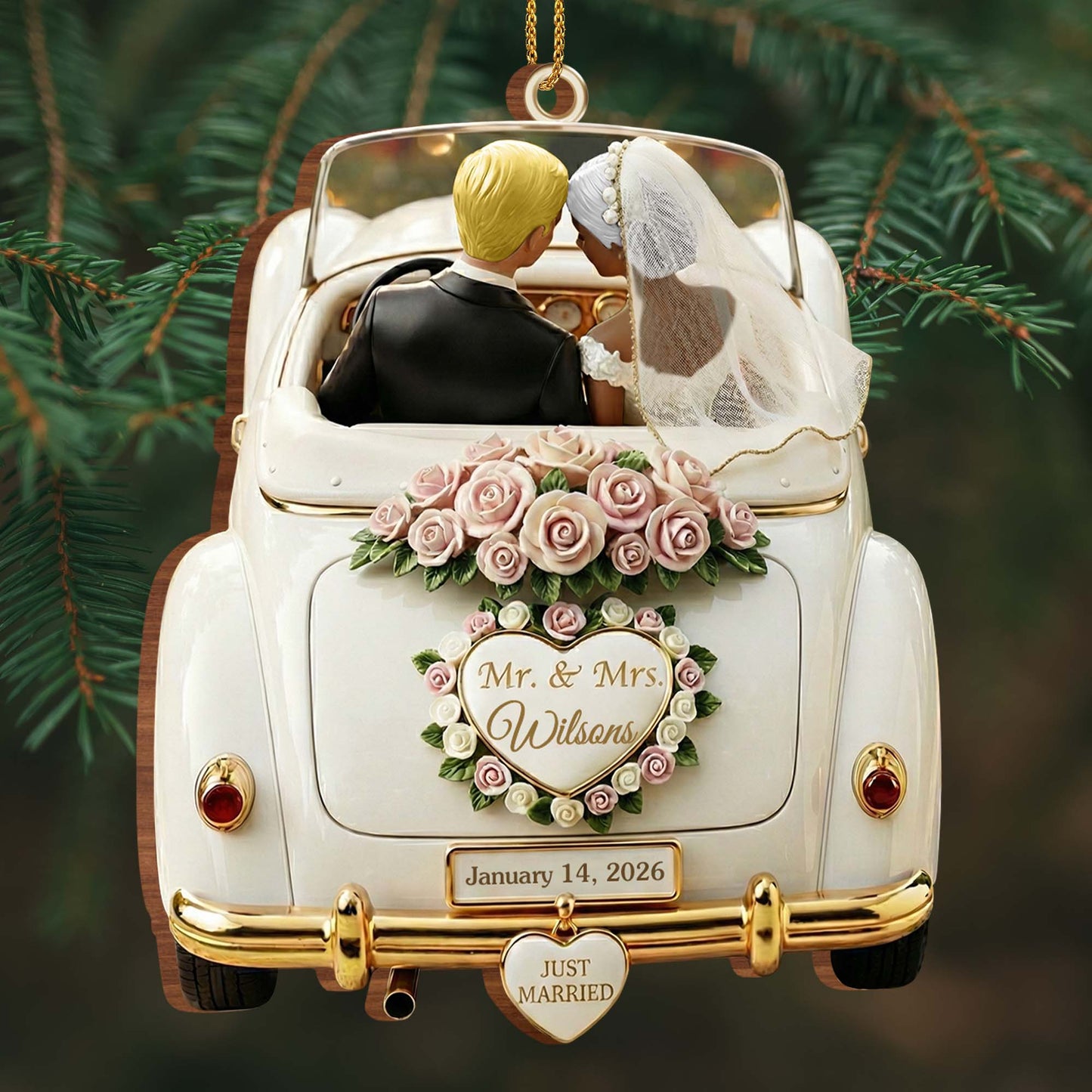 Celebrate Your Special Day, Wedding Car and Roses