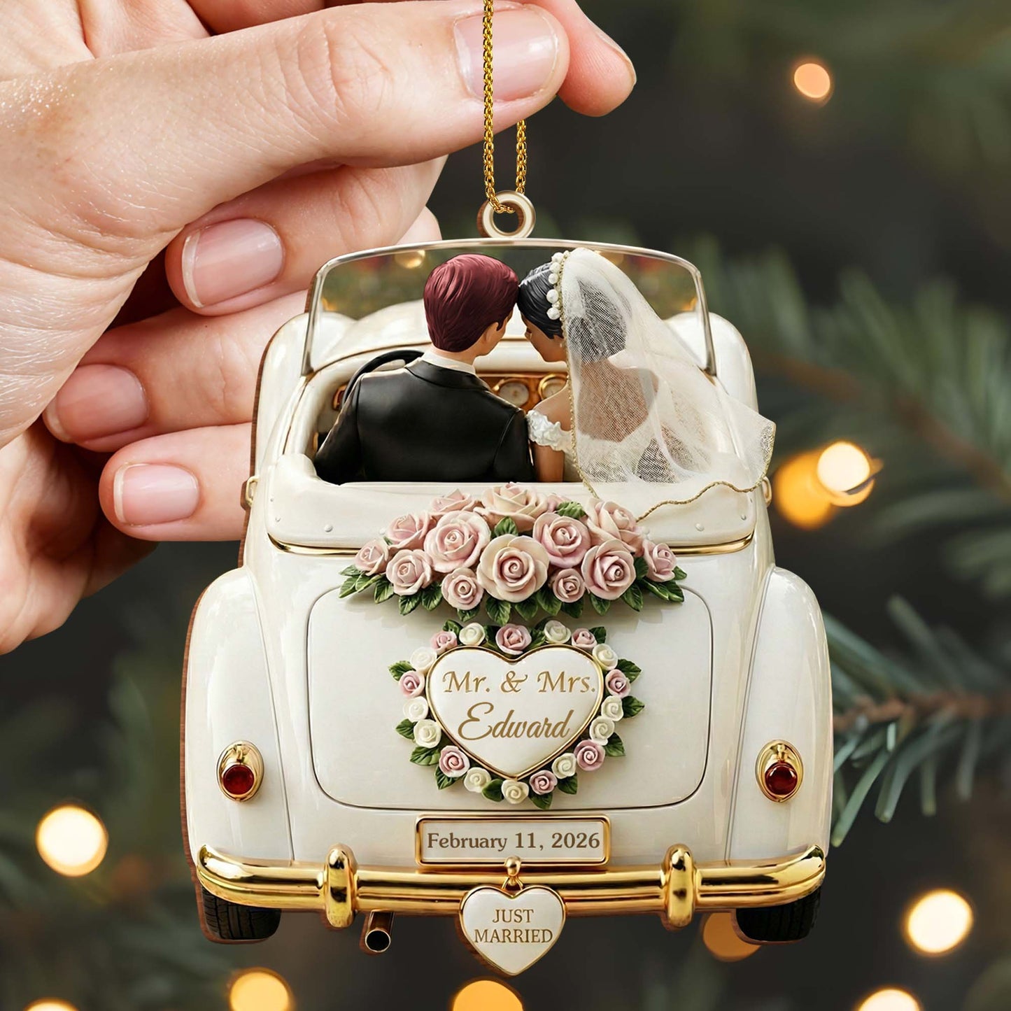 Celebrate Your Special Day, Wedding Car and Roses