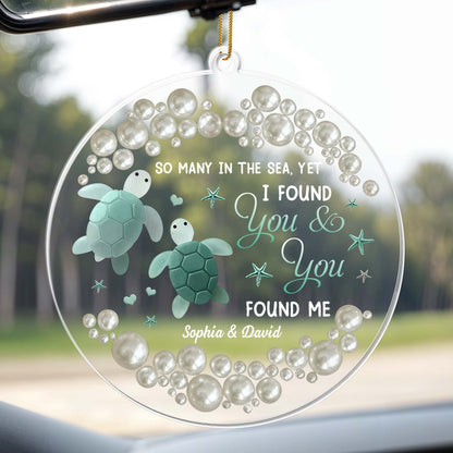 So Many In The Sea, Yet I Found You, Turtles Ornament