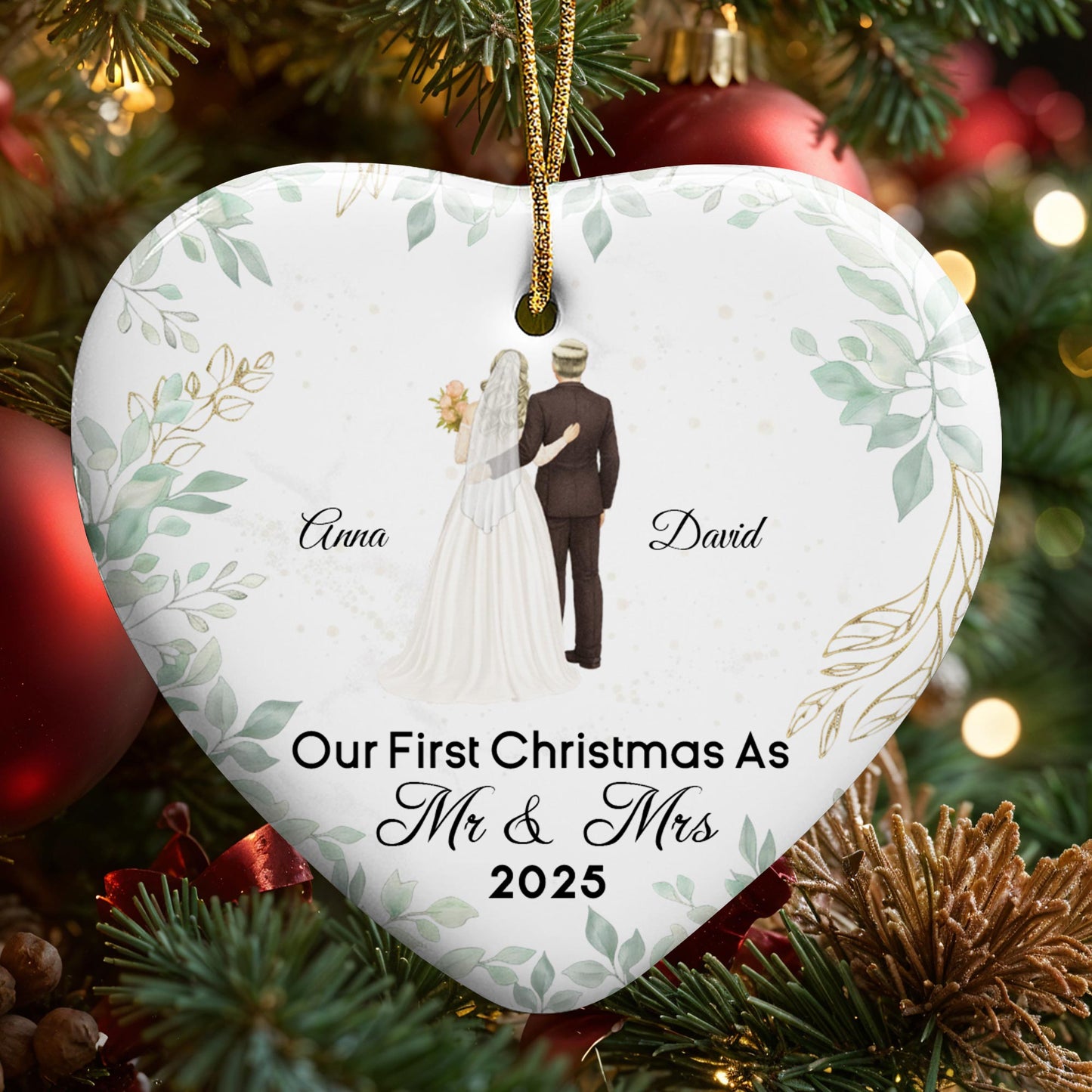 Our First Christmas As Mr & Mrs, Featuring A Couple