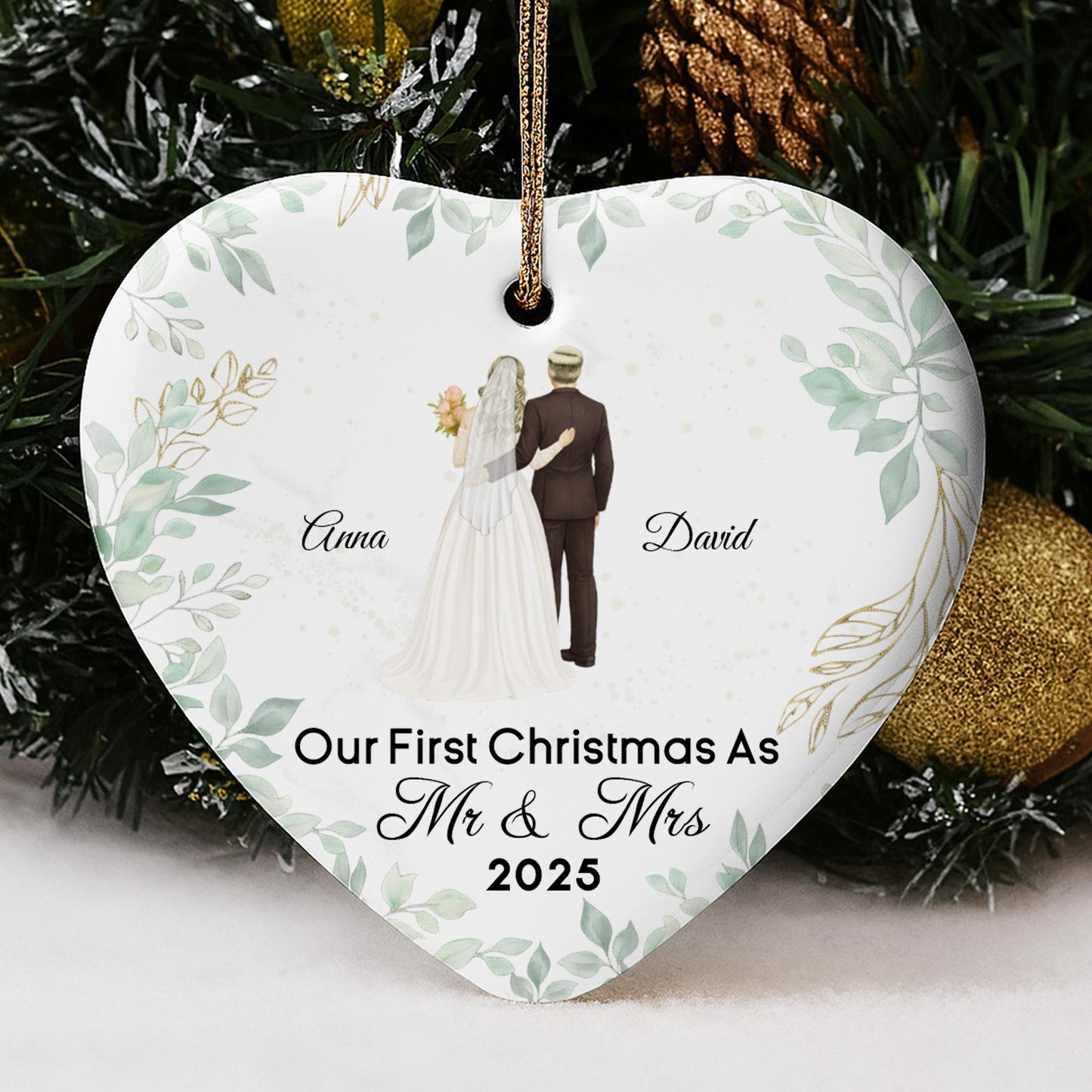 Our First Christmas As Mr & Mrs, Featuring A Couple