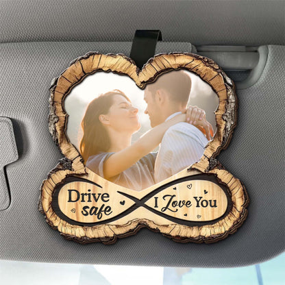 Drive Safe I Love You Heart Shaped Clip