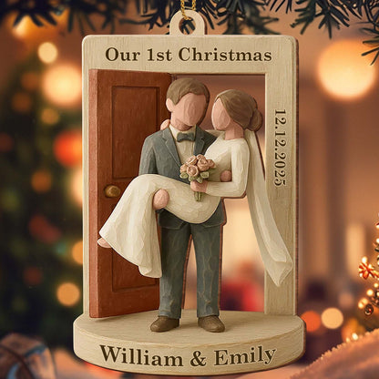 Our 1st Christmas Couple by the Door