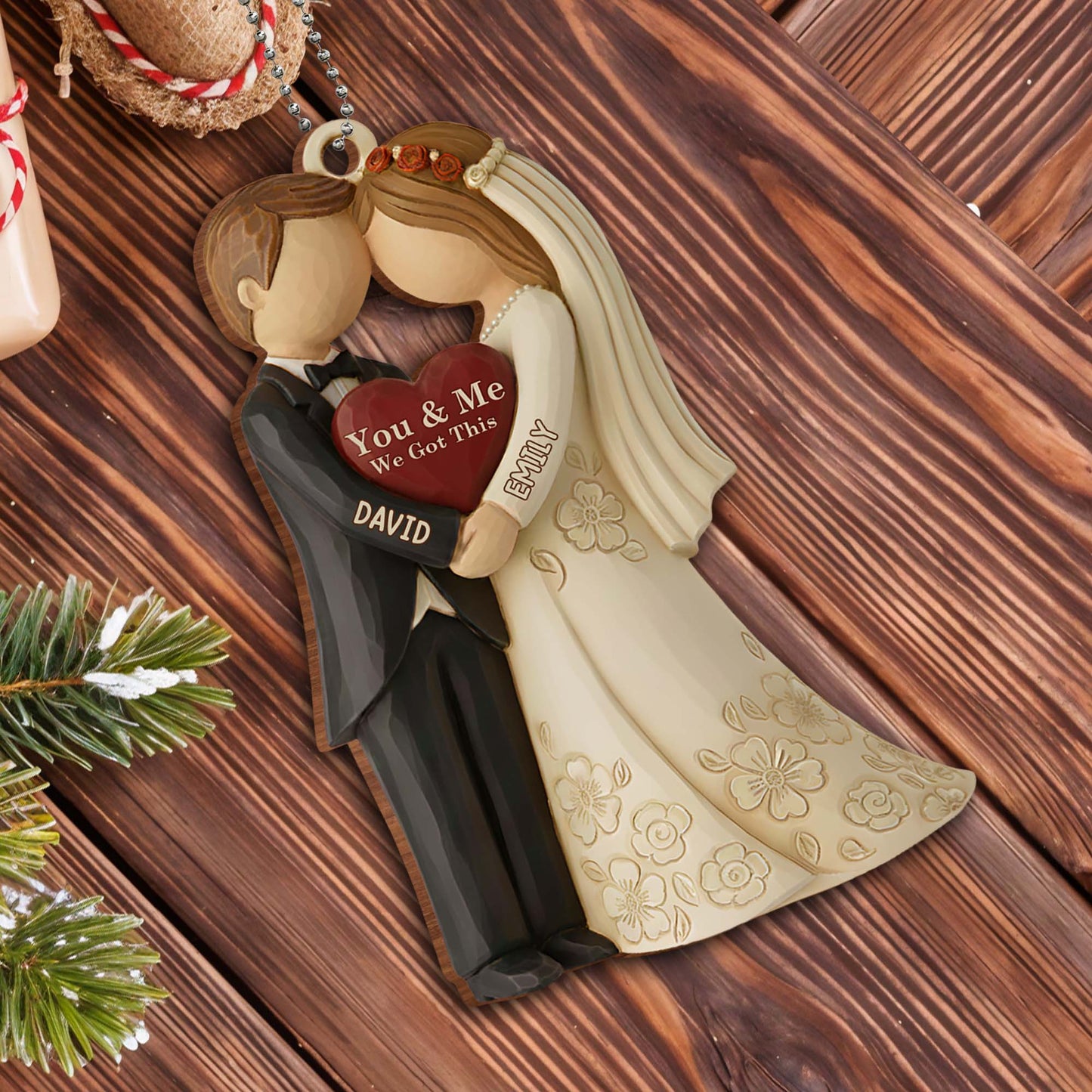 You & Me We Got This Couple Ornament