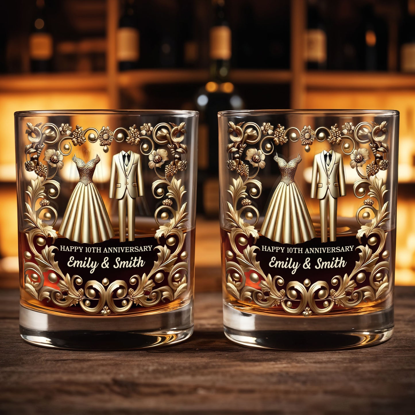 Celebrate Special Milestone, Wedding Dress And Suit