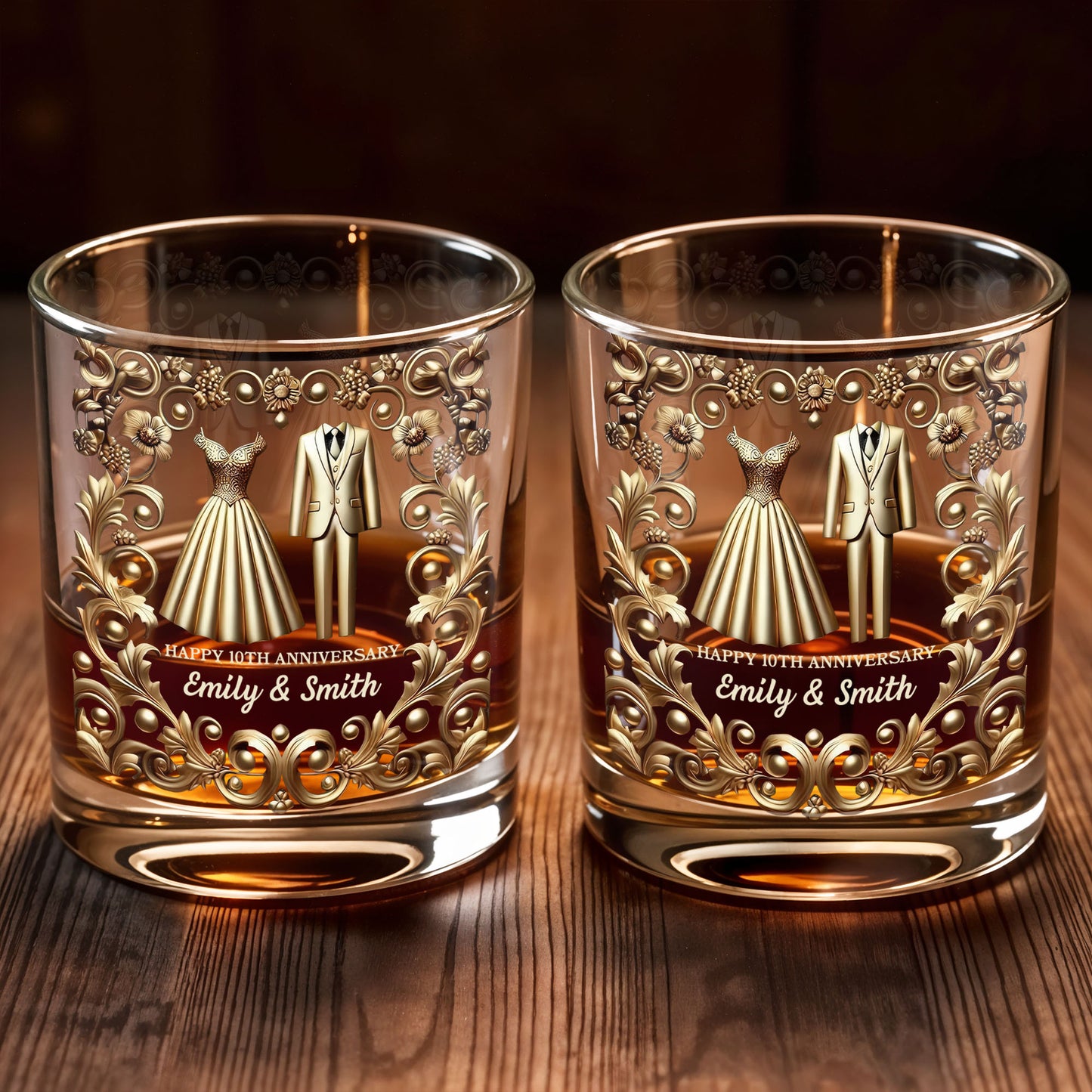 Celebrate Special Milestone, Wedding Dress And Suit