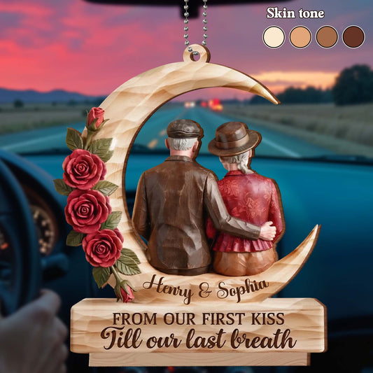 From Our First Kiss Till Our Last Breath, Crescent Moon With Roses