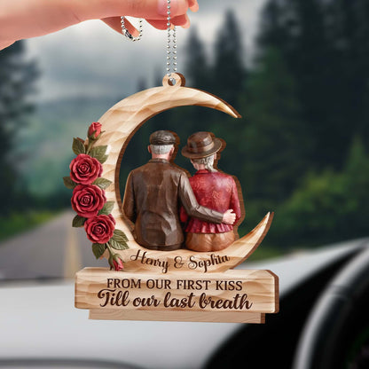 From Our First Kiss Till Our Last Breath, Crescent Moon With Roses