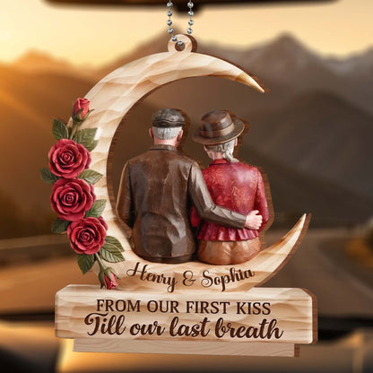 From Our First Kiss Till Our Last Breath, Crescent Moon With Roses