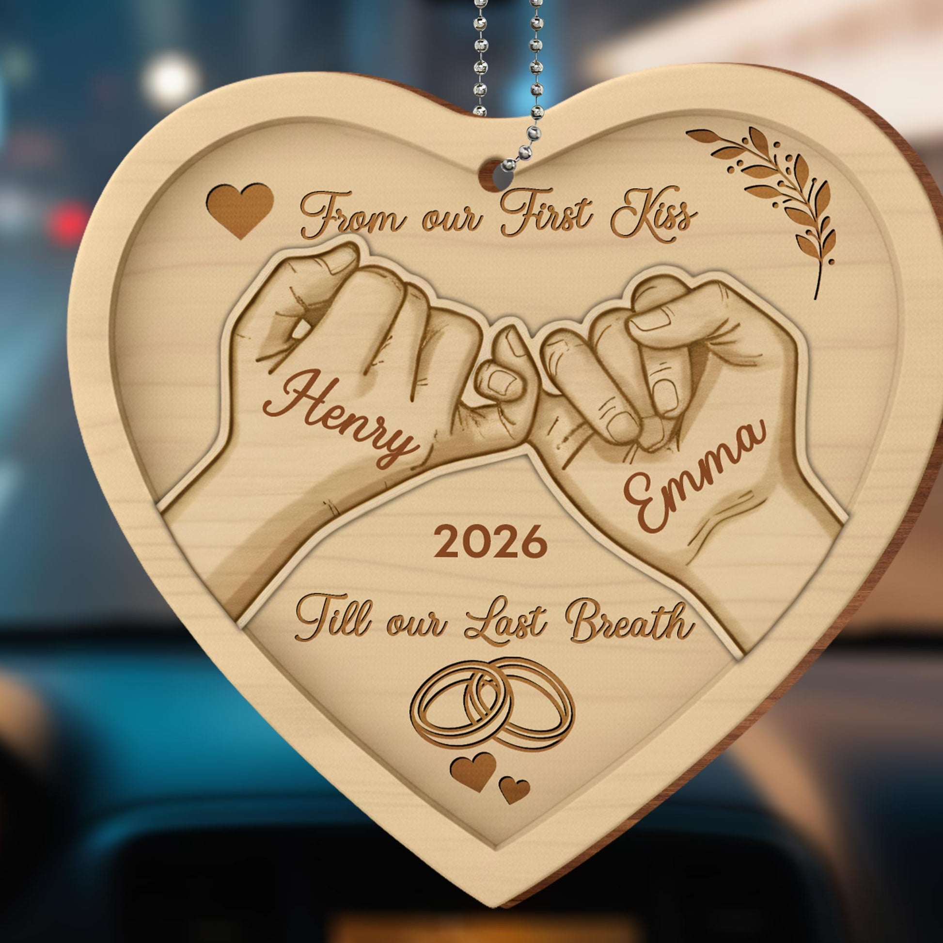 From Our First Kiss Till Our Last Breath, Holding Hands, Heart, Wedding Rings