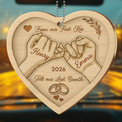 From Our First Kiss Till Our Last Breath, Holding Hands, Heart, Wedding Rings