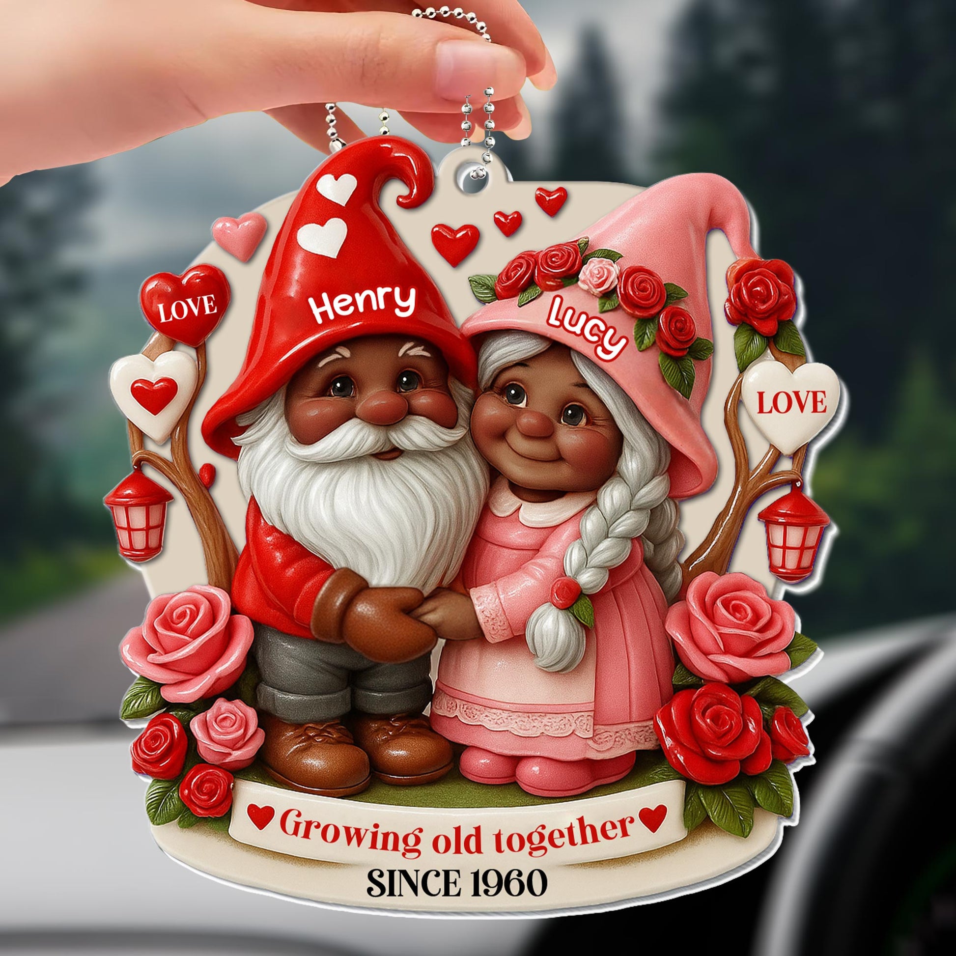 Growing Old Together With Gnomes And Roses