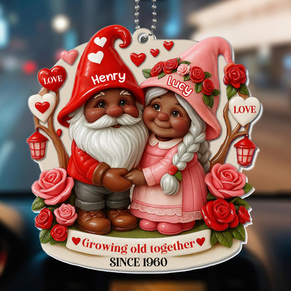 Growing Old Together With Gnomes And Roses