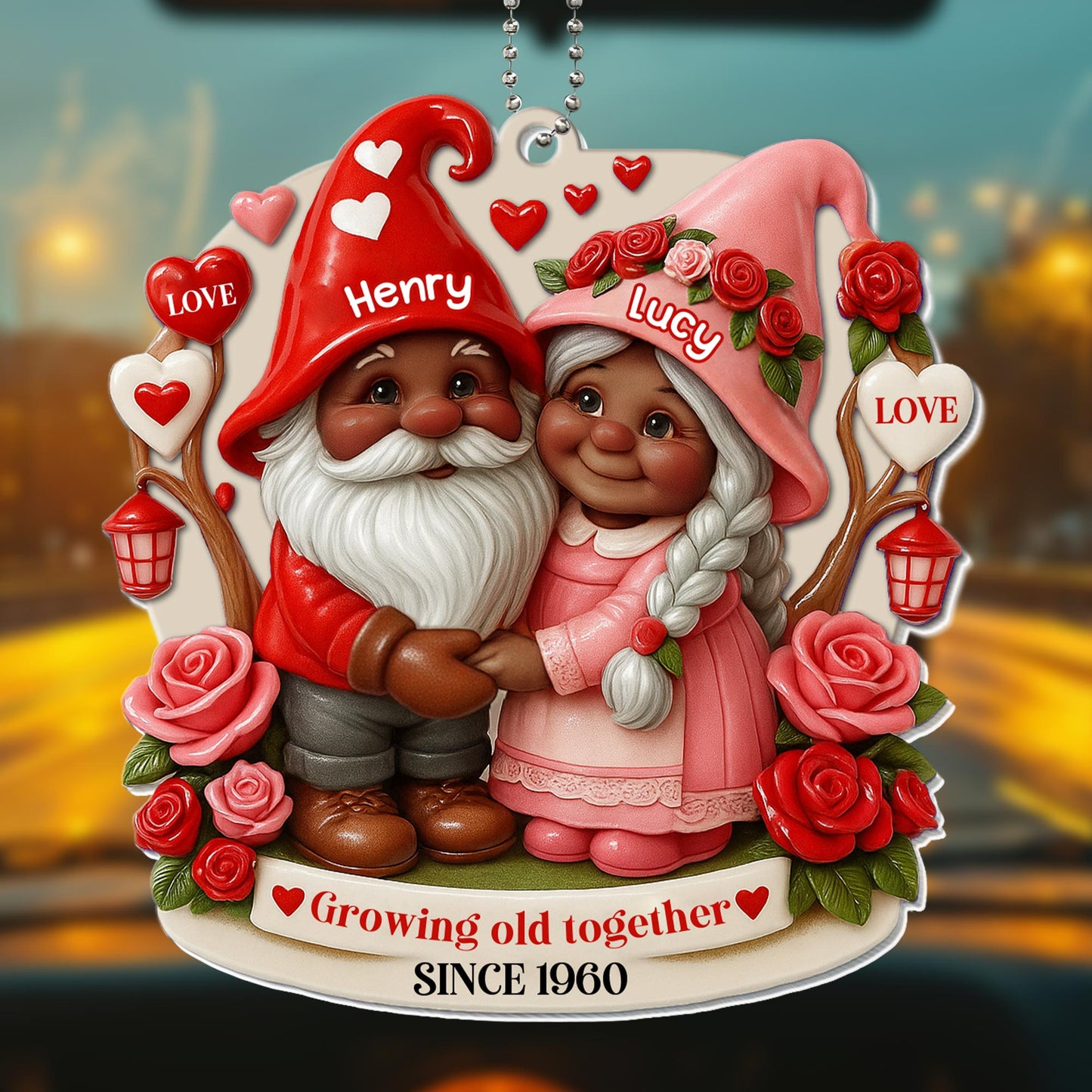 Growing Old Together With Gnomes And Roses