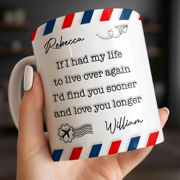 Find You Sooner And Love You Longer With Mail Envelope And Star