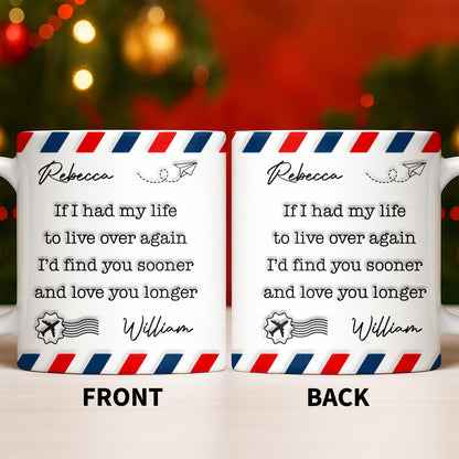 Find You Sooner And Love You Longer With Mail Envelope And Star