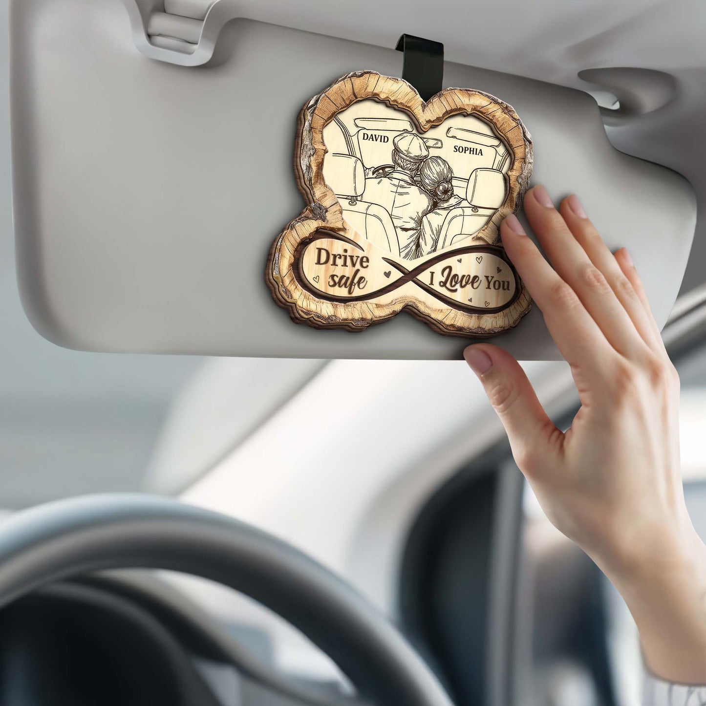 Drive Safe I Love You, Car, Couple, Heart