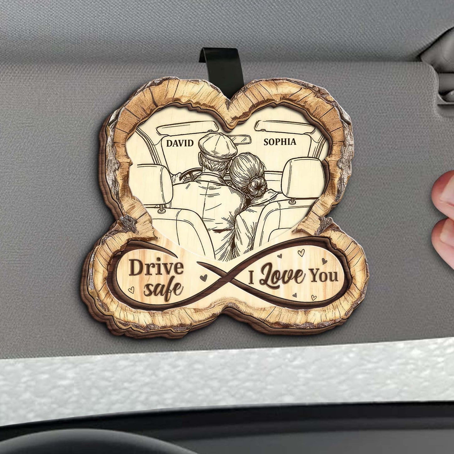 Drive Safe I Love You, Car, Couple, Heart