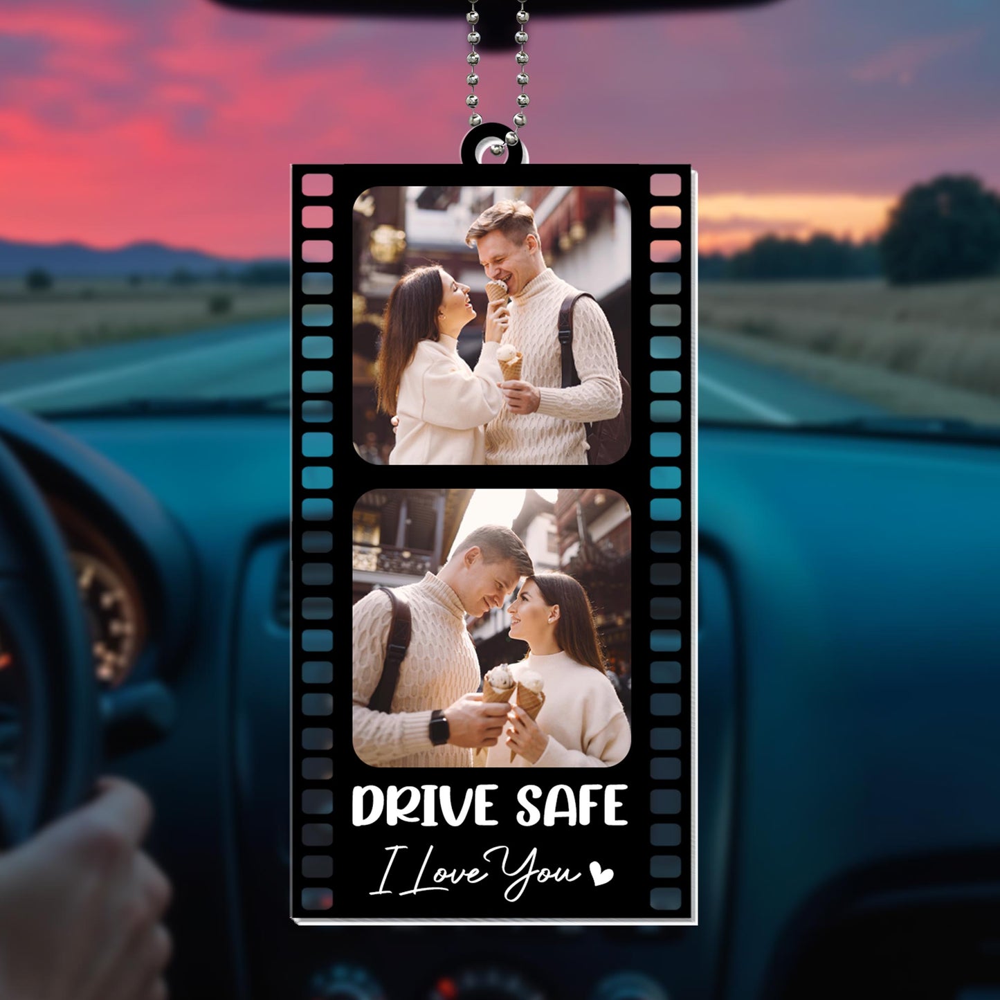 Drive Safe I Love You, Film Strip Design