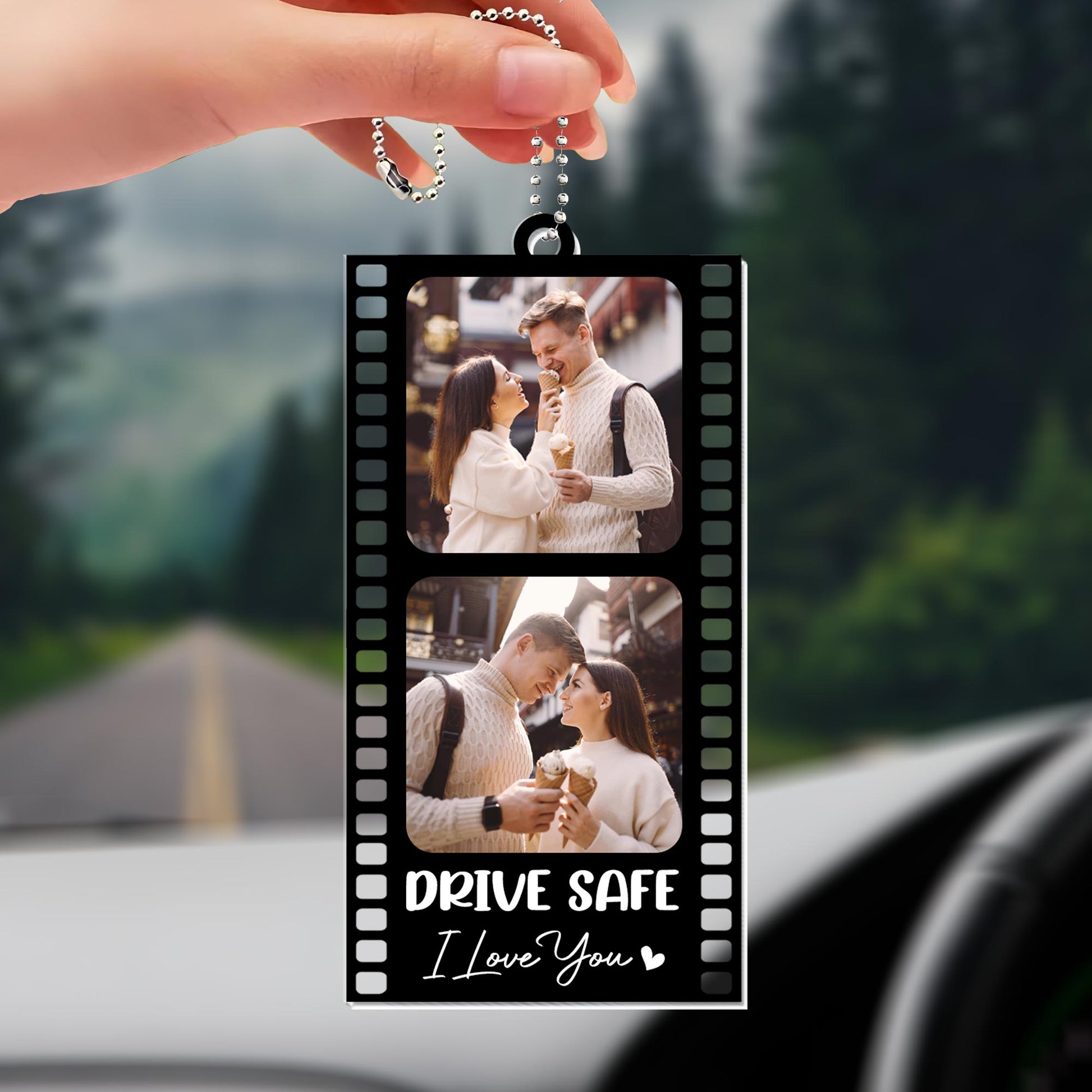 Drive Safe I Love You, Film Strip Design
