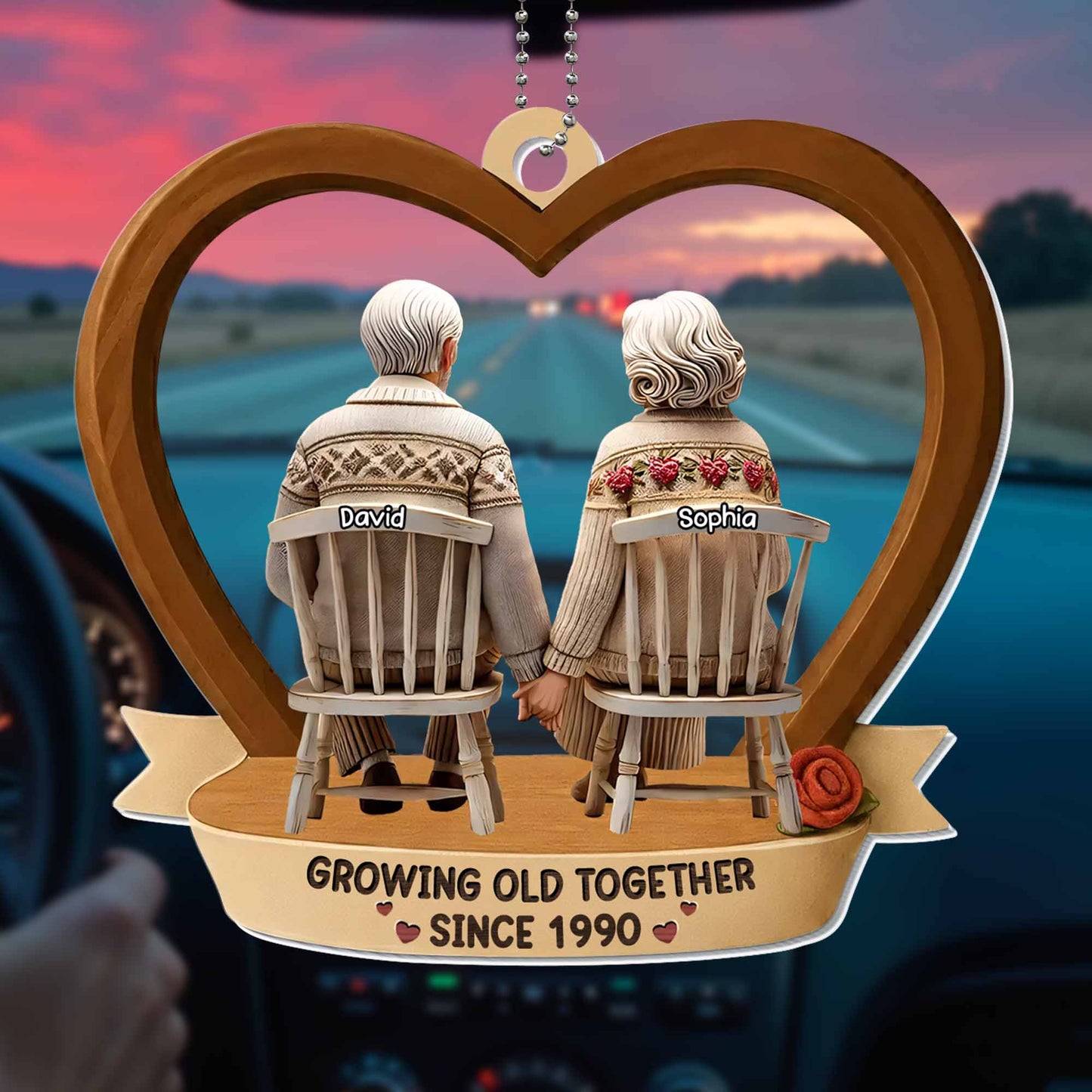 Growing Old Together With Heart and Roses