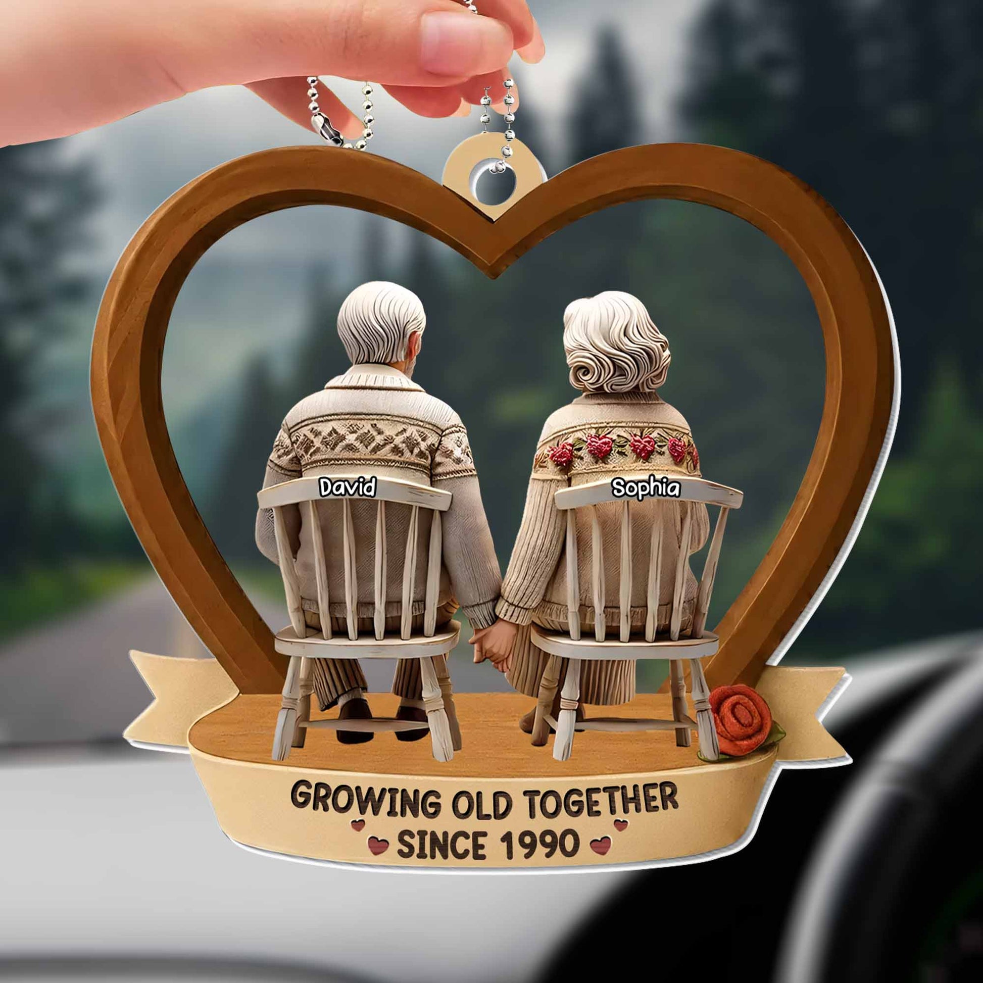 Growing Old Together With Heart and Roses