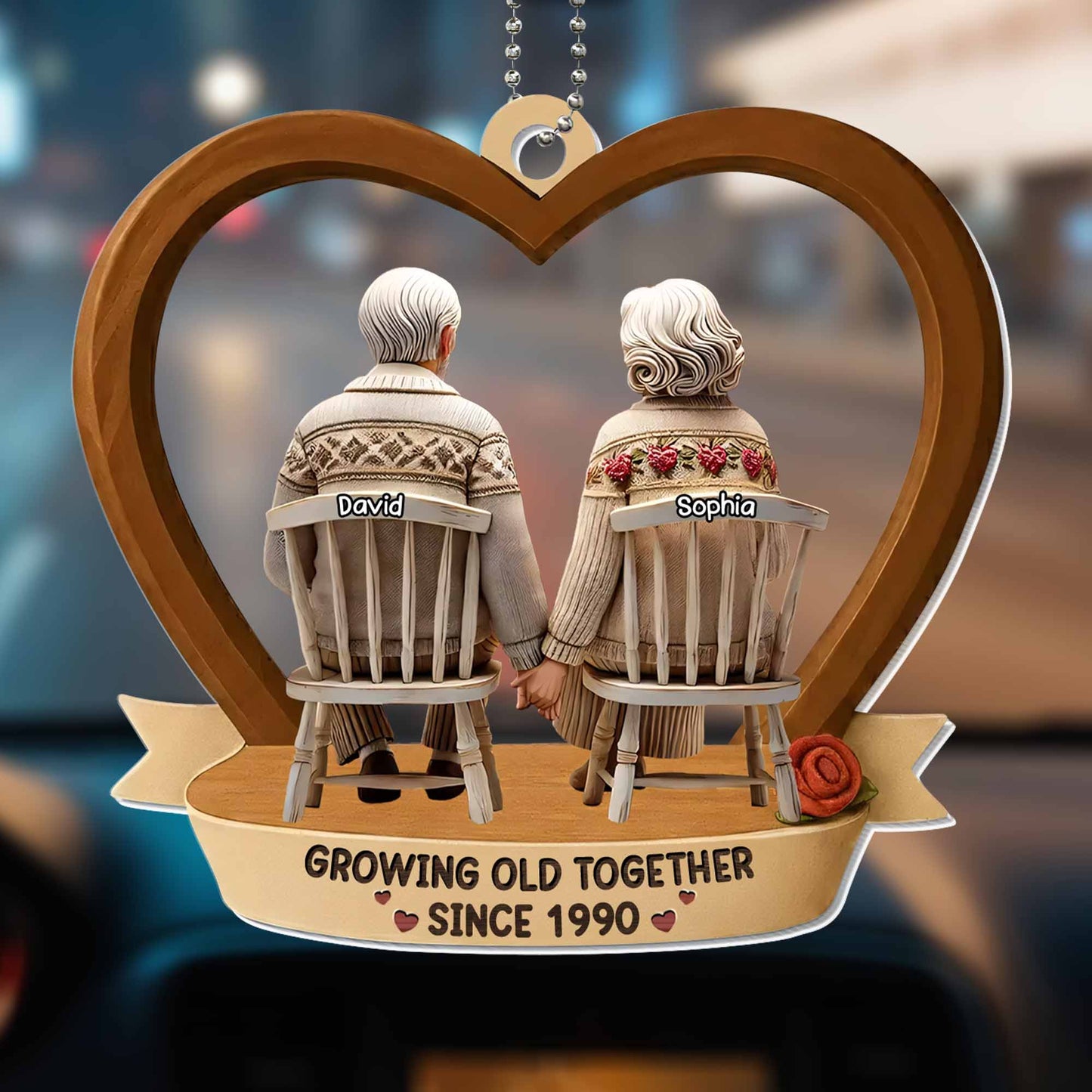 Growing Old Together With Heart and Roses