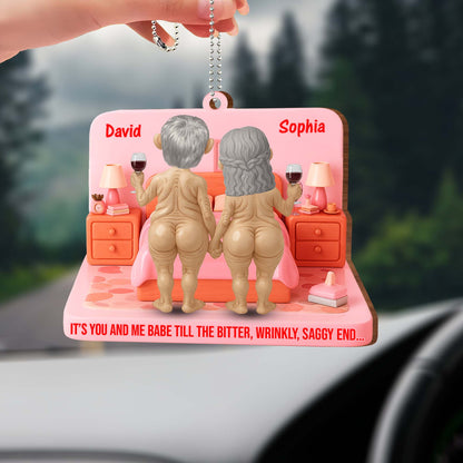 It's You And Me Babe Romantic Elderly Couple Design