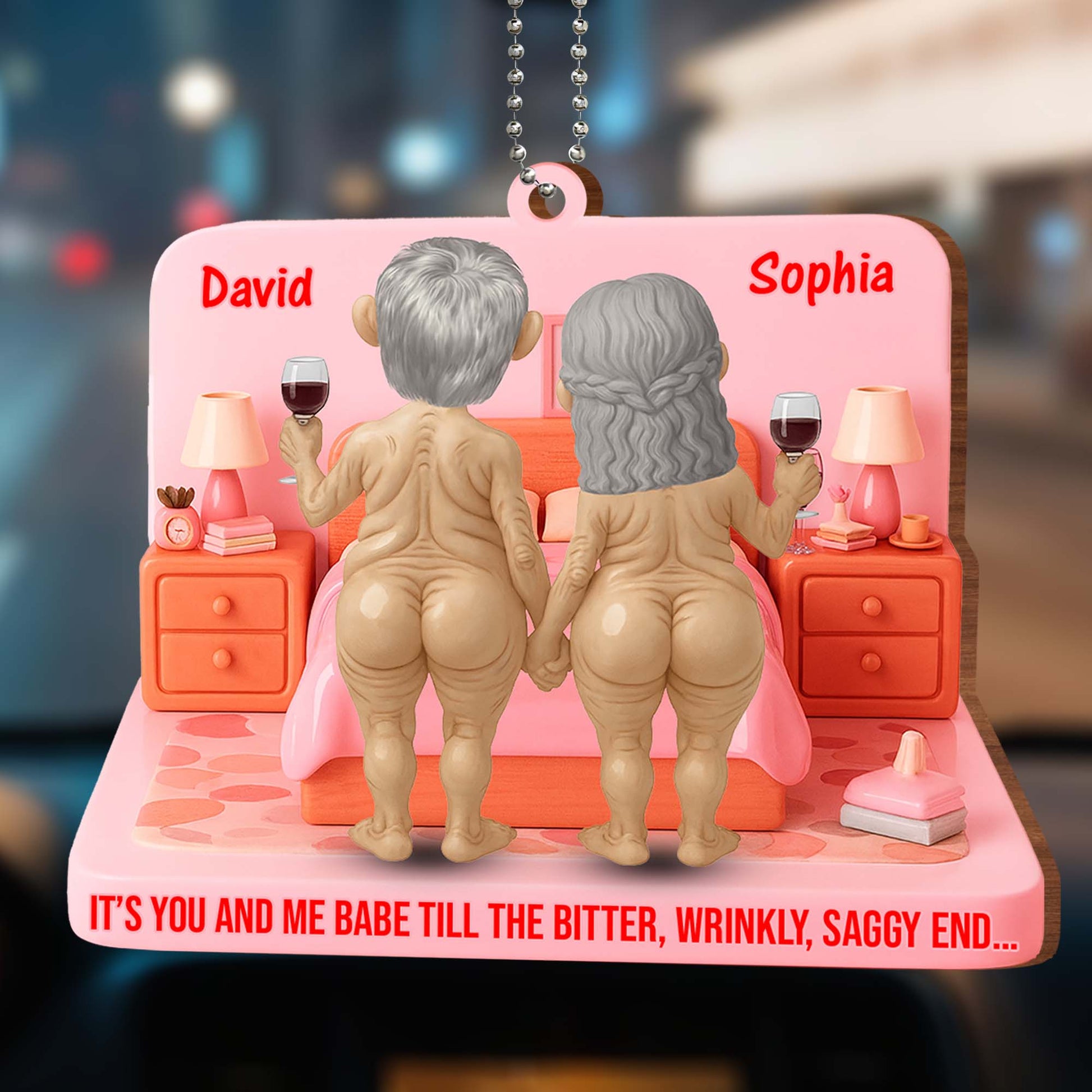 It's You And Me Babe Romantic Elderly Couple Design