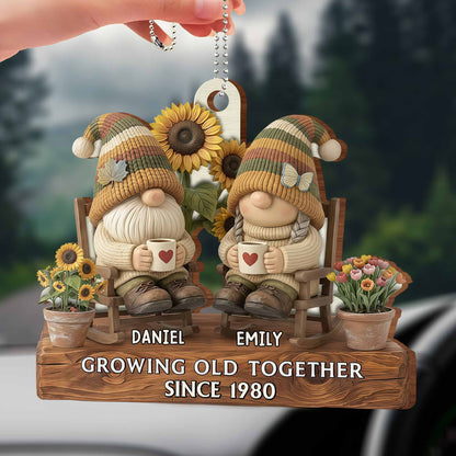 Growing Old Together, Gnomes And Sunflowers