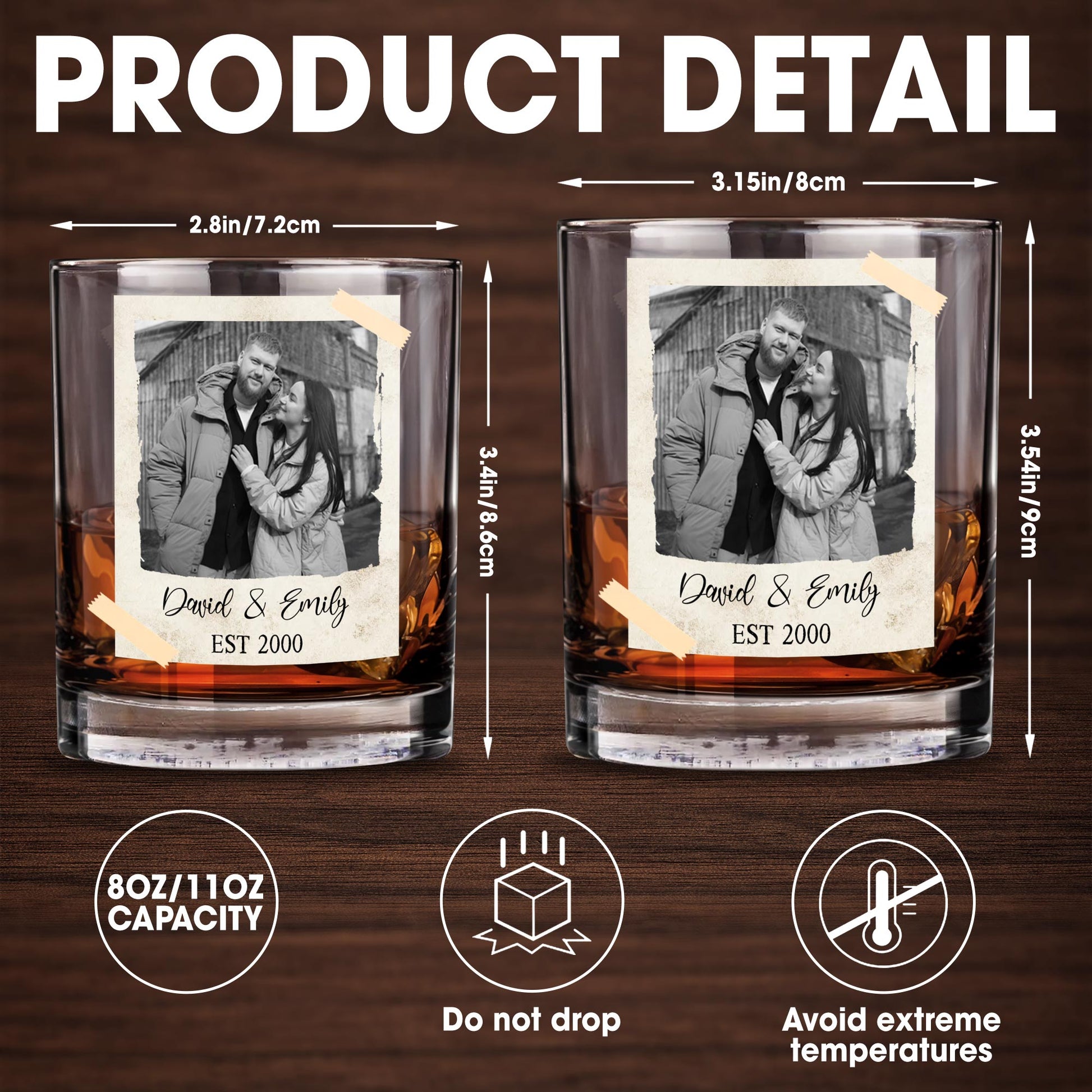 Capture Treasured Moments, Whiskey Glass