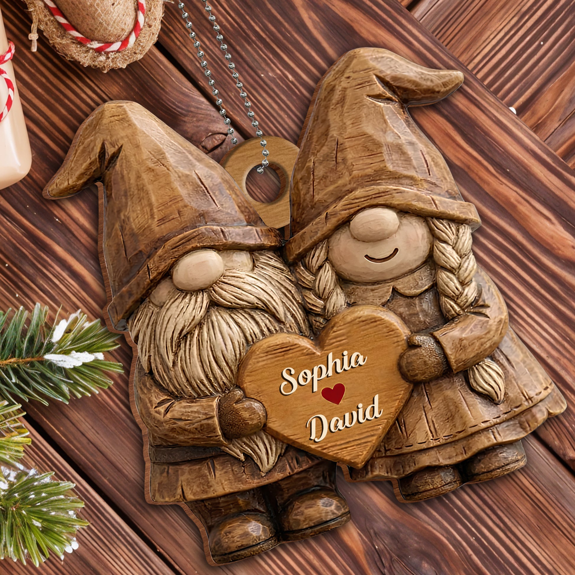 Celebrate Love With Personalized Wooden Gnomes
