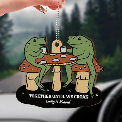Together Until We Croak, Frogs At Mushroom Table