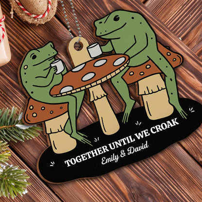 Together Until We Croak, Frogs At Mushroom Table