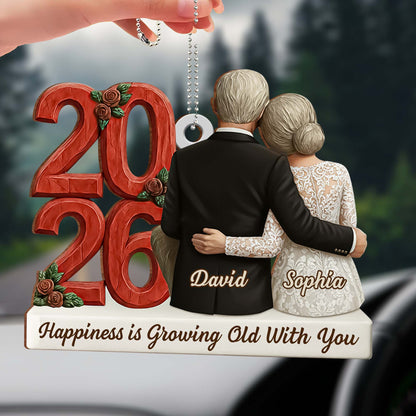 Happiness Is Growing Old With You, Elderly Couple