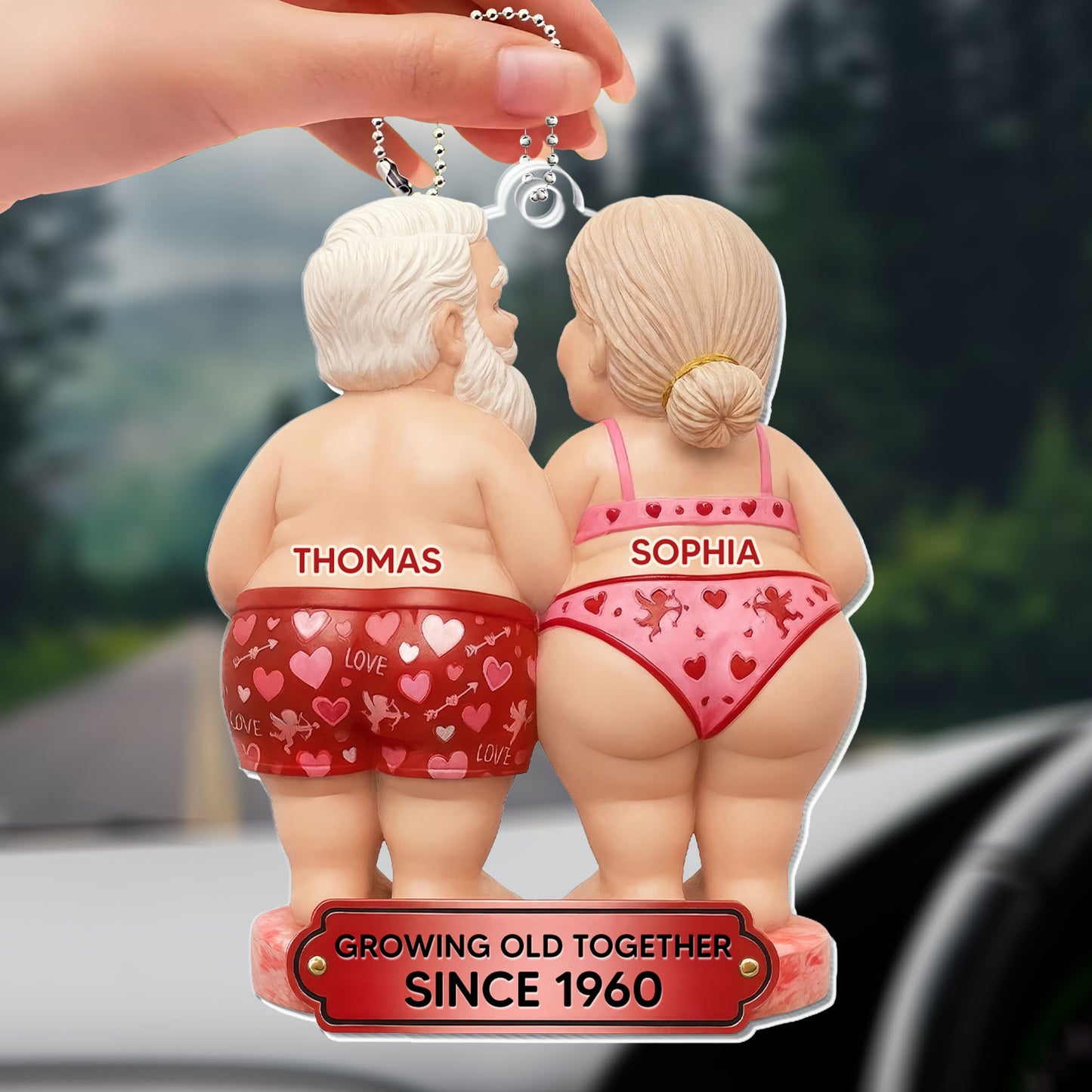 Growing Old Together, Elderly Couple Design