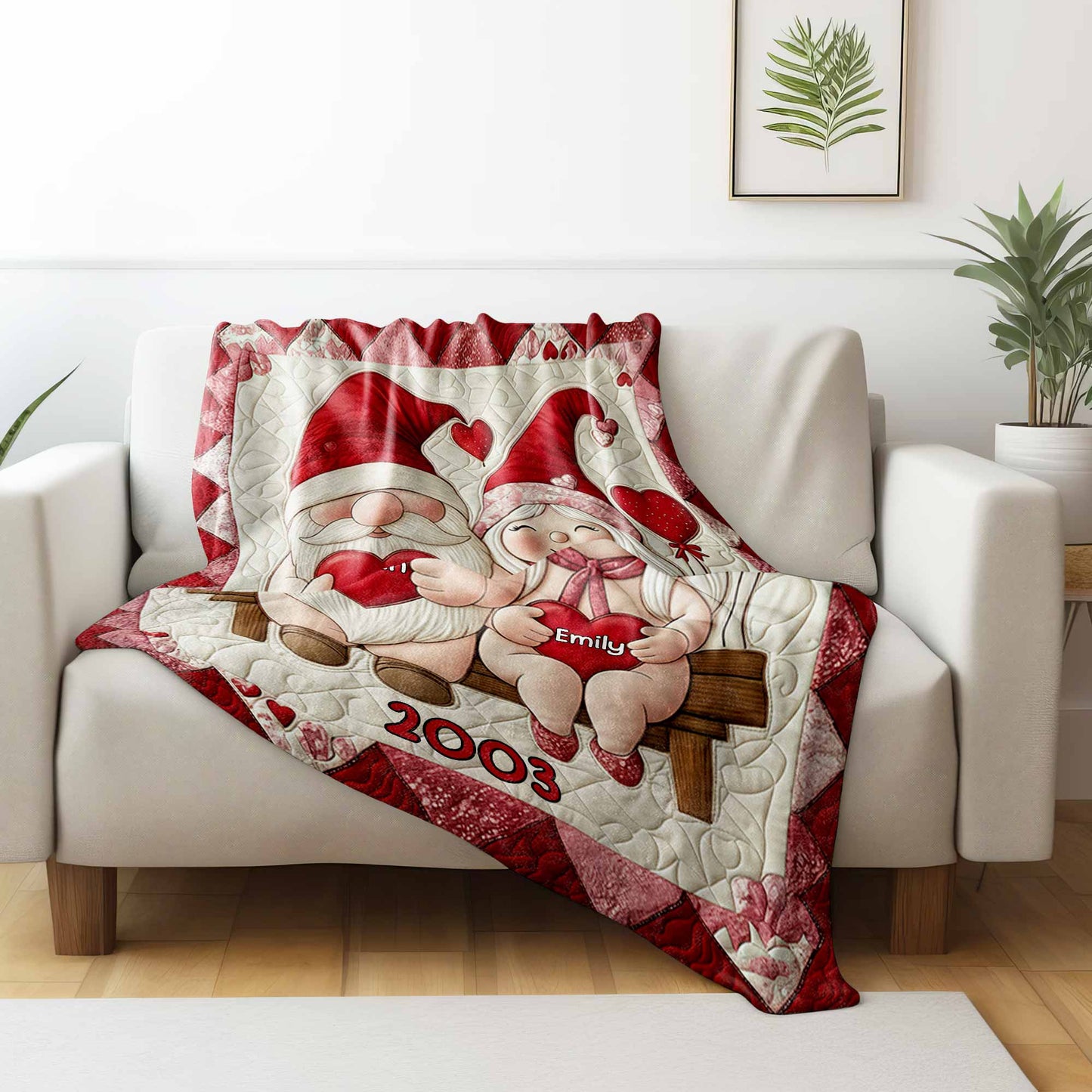 Seize The Season's Greetings With Santa And Hearts