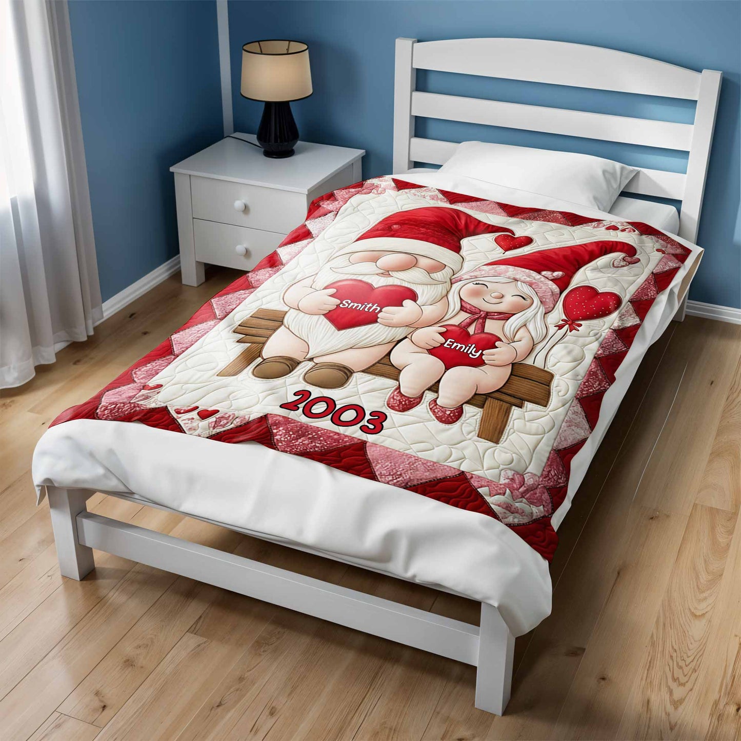 Seize The Season's Greetings With Santa And Hearts