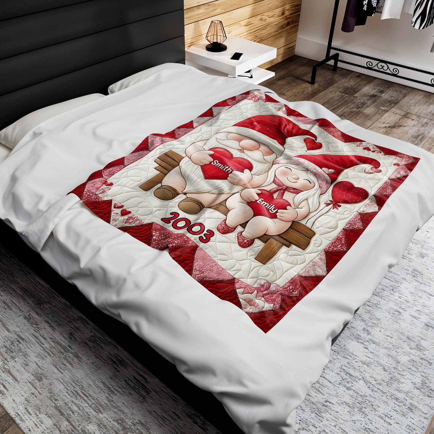 Seize The Season's Greetings With Santa And Hearts