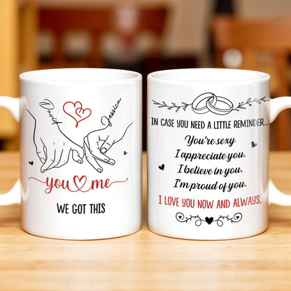 In Case You Need A Little Reminder Linked Rings And Hearts Design