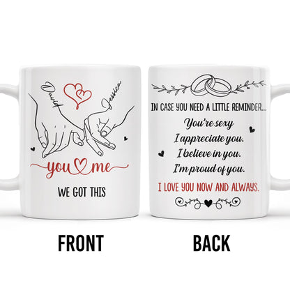 In Case You Need A Little Reminder Linked Rings And Hearts Design