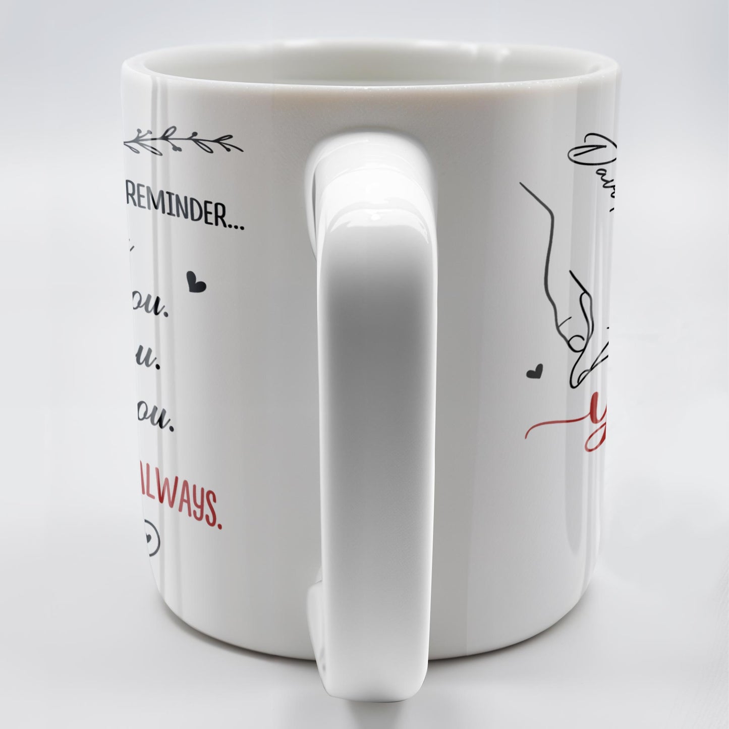 In Case You Need A Little Reminder Linked Rings And Hearts Design