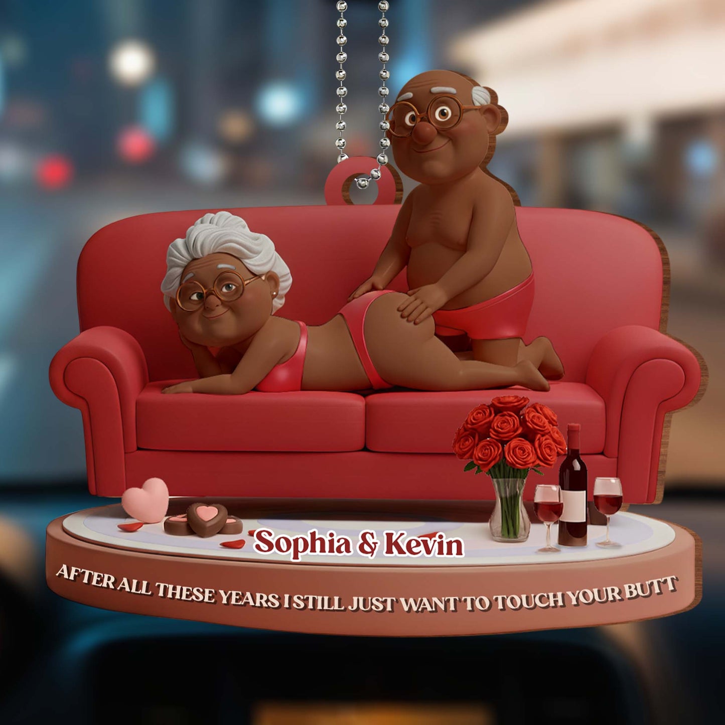 After All These Years, Elderly Couple On Sofa