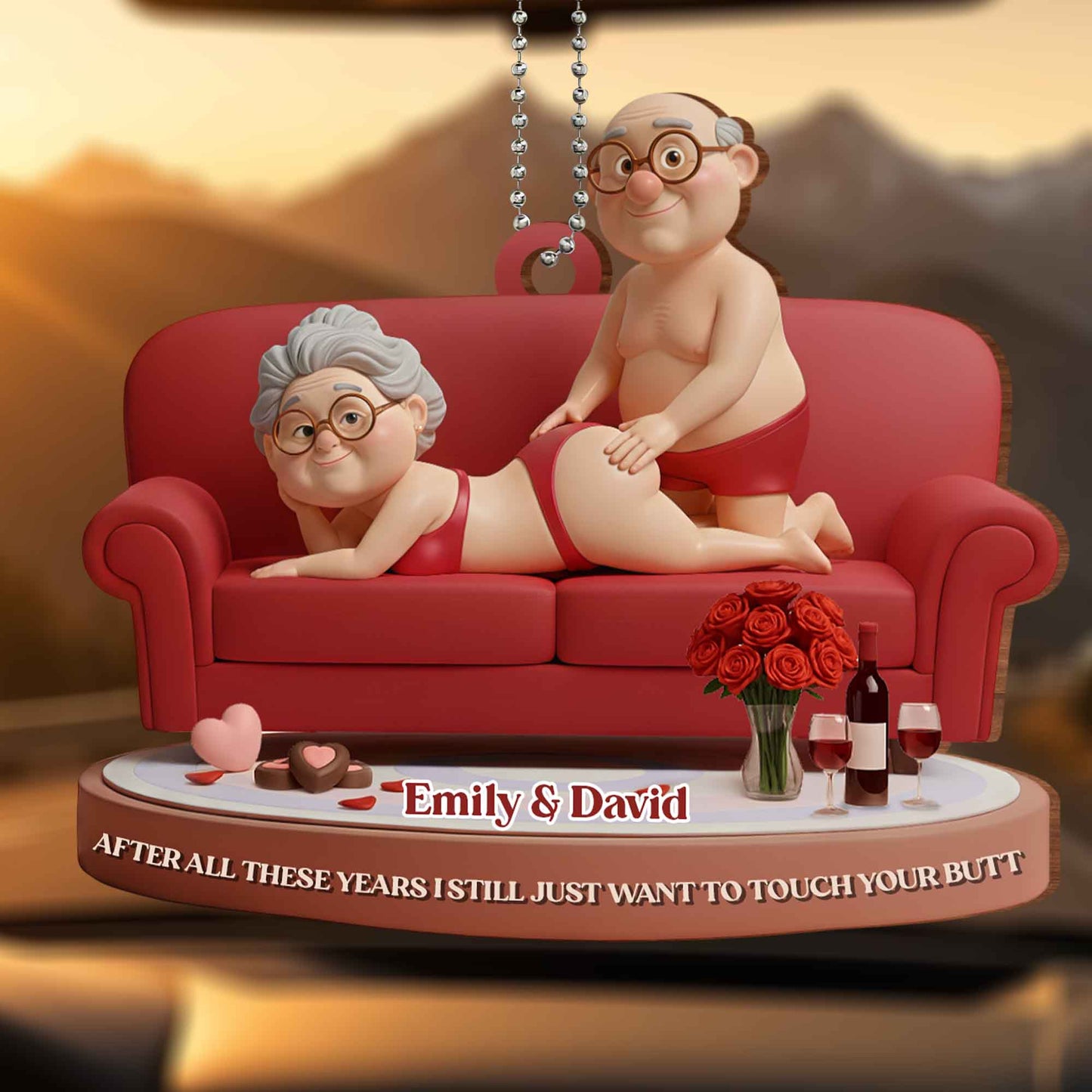 After All These Years, Elderly Couple On Sofa