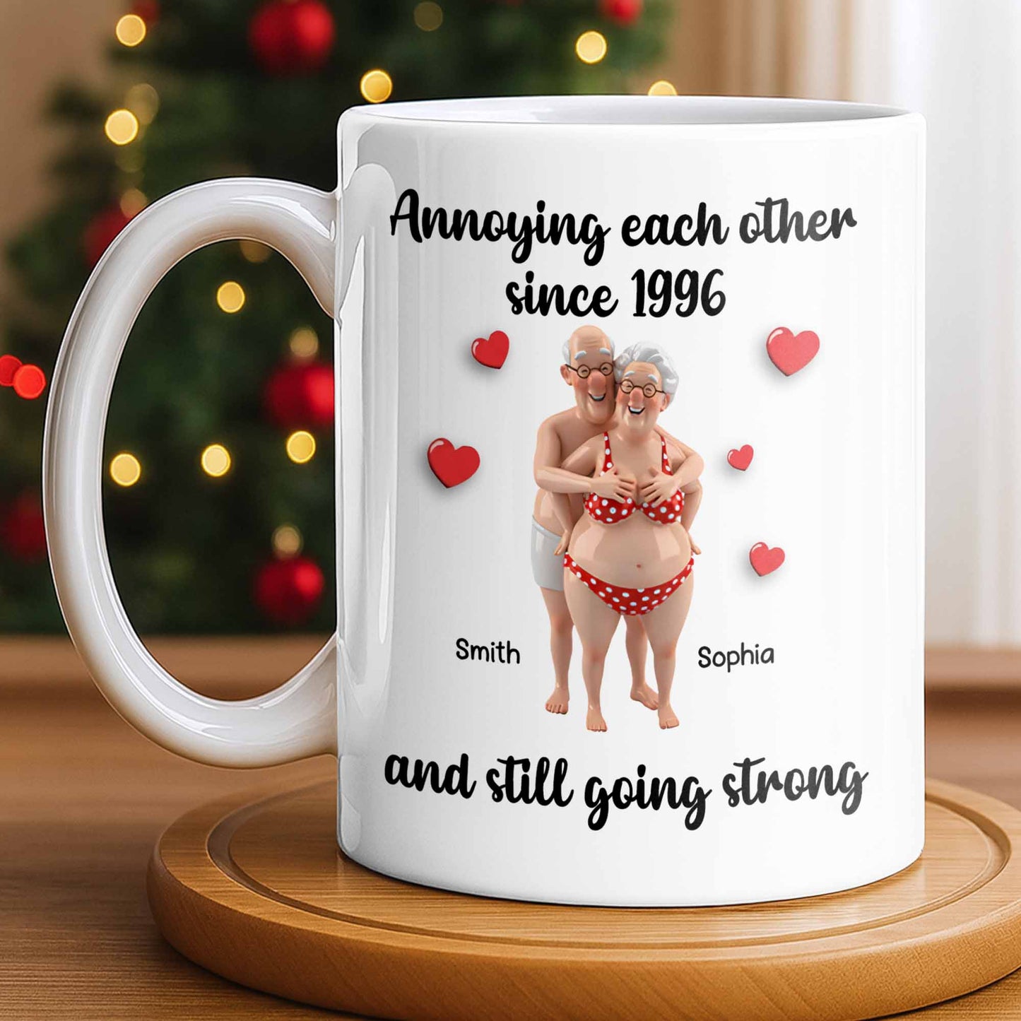 Annoying Each Other Since And Still Going Strong - Personalized Custom Coffee Mug - CPL1143_MG