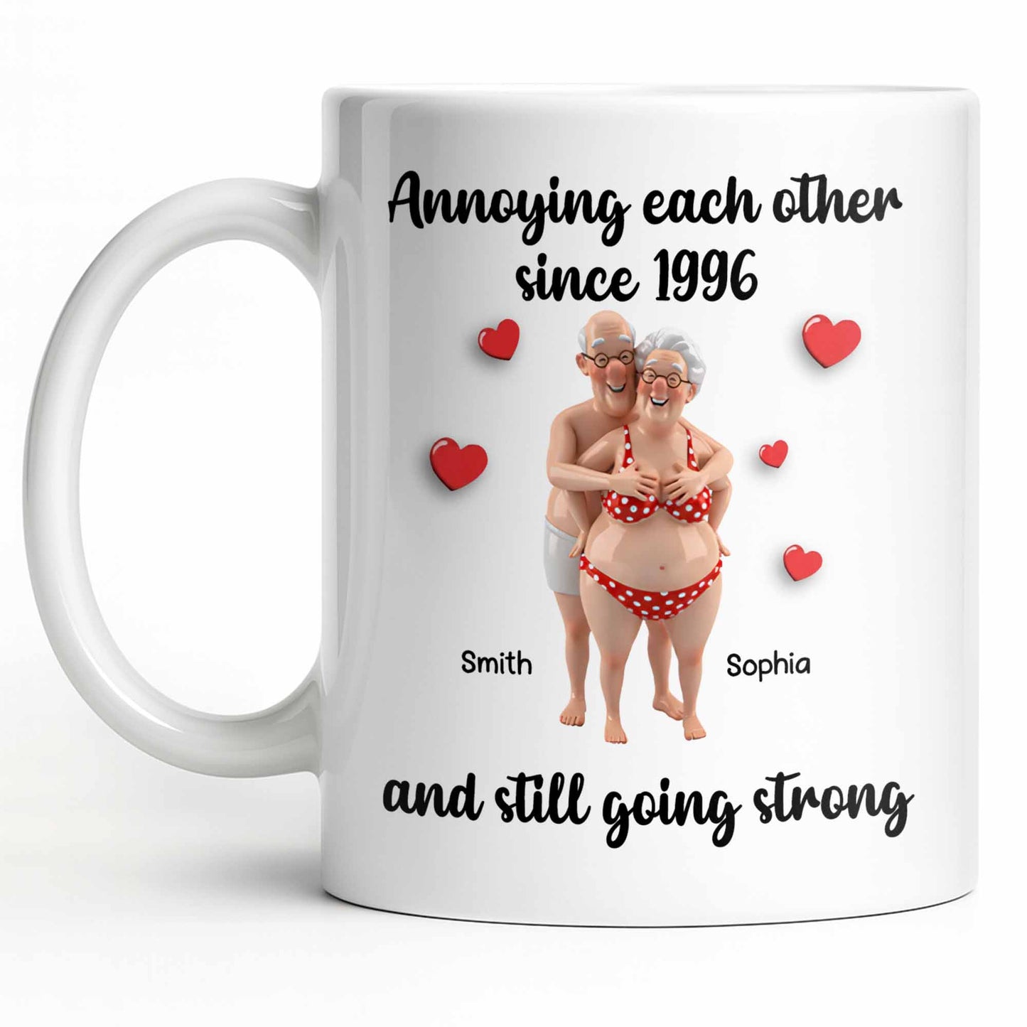 Annoying Each Other Since And Still Going Strong - Personalized Custom Coffee Mug - CPL1143_MG