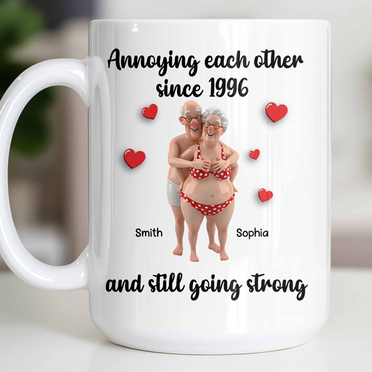 Annoying Each Other Since And Still Going Strong - Personalized Custom Coffee Mug - CPL1143_MG