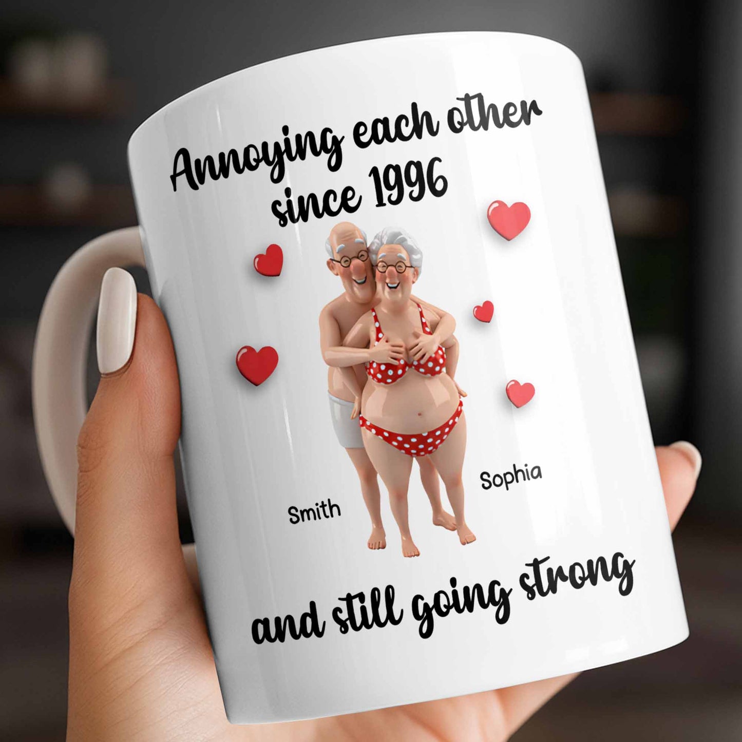 Annoying Each Other Since And Still Going Strong - Personalized Custom Coffee Mug - CPL1143_MG