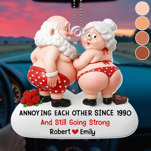 Annoying Each Other Since 1990 And Still Going Strong, Santa And Mrs. Claus